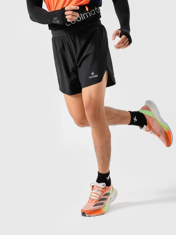 Quần shorts nam chạy bộ CoolFast 5 inch từ -70kg